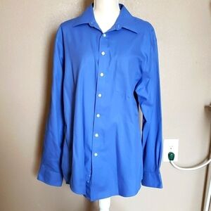 Merona Button-down Long Sleeve Cotton Blend Dress Shirt